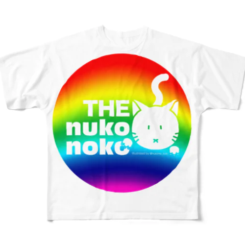 THE nukonoko RAINBOW  All-Over Print T-Shirt