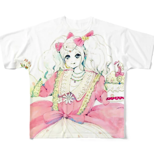 mikyacraft イメージガール フルグラフィックTシャツ