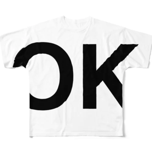 OK-オーケー- フルグラフィックTシャツ