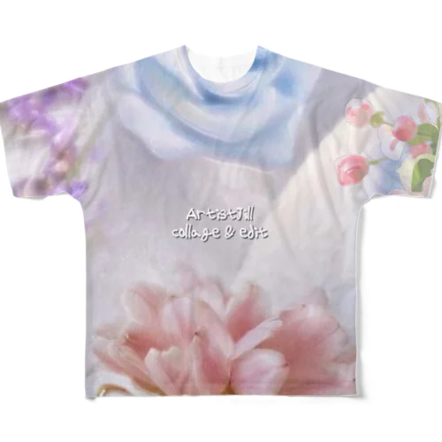 上品な花々❷ フルグラフィックTシャツ