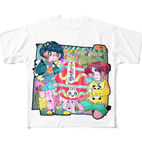 ゆめかわいいとサブカル All-Over Print T-Shirt