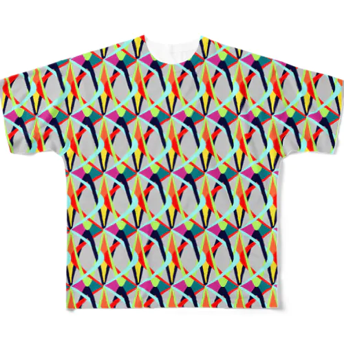 crossing All-Over Print T-Shirt