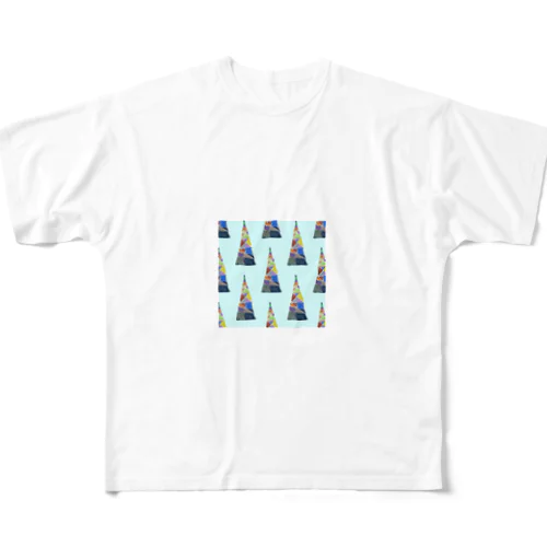 カラフルタワー All-Over Print T-Shirt