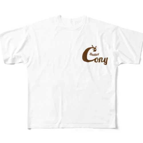 Butter Conyロゴ All-Over Print T-Shirt