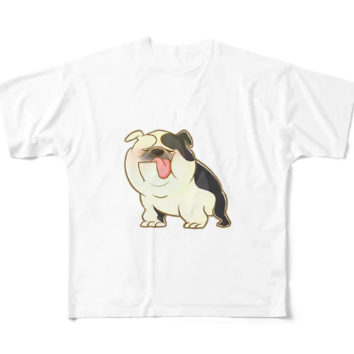 ぽちゃぶるちゃん All-Over Print T-Shirt