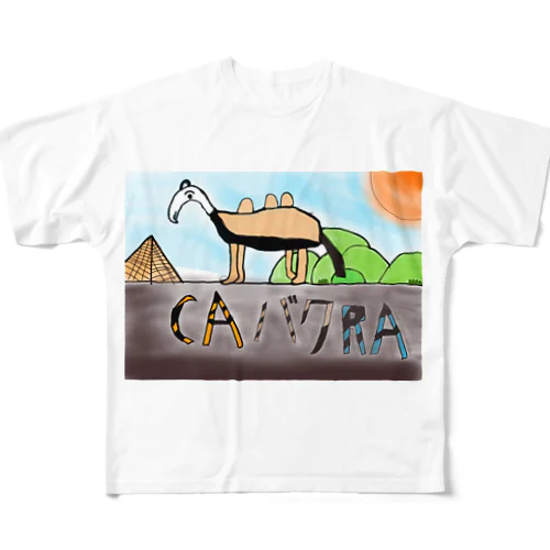 CAバクRA フルグラフィックTシャツ