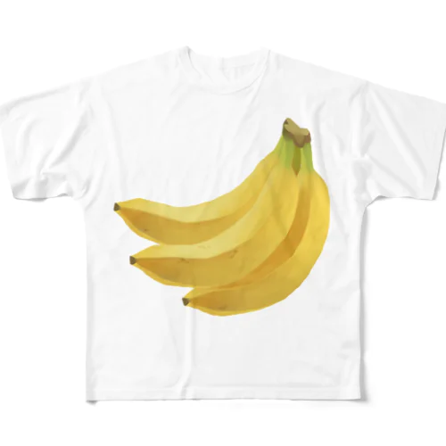 単品バナナ フルグラフィックTシャツ