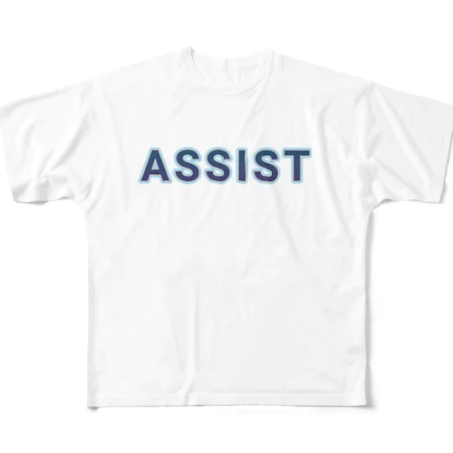 ASSIST アシスト ロゴ Tシャツ  All-Over Print T-Shirt