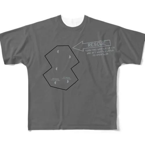 F-35 Lightning II RESCUE ALLOW All-Over Print T-Shirt