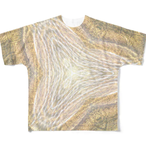 波の干渉 フルグラフィックTシャツ