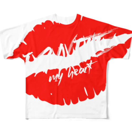 ハートに火をつけて！ All-Over Print T-Shirt