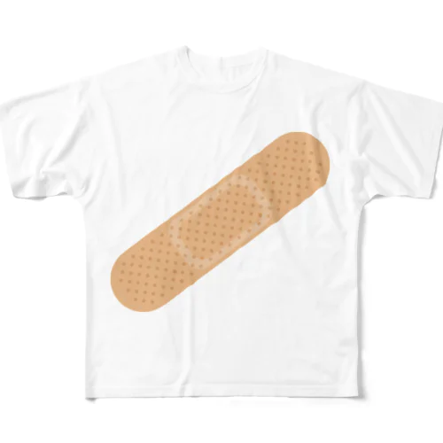 絆創膏 All-Over Print T-Shirt