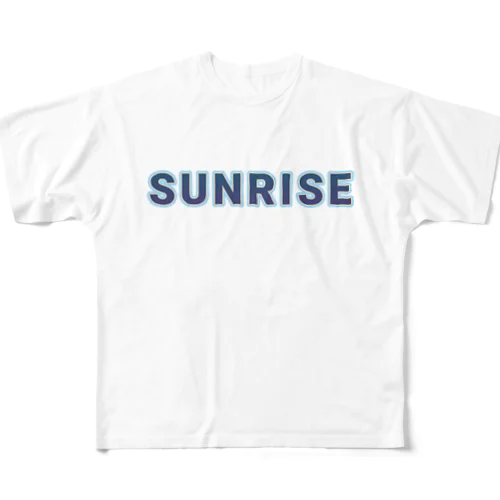 SUNRISE サンライズ ロゴ Tシャツ フルグラフィックTシャツ