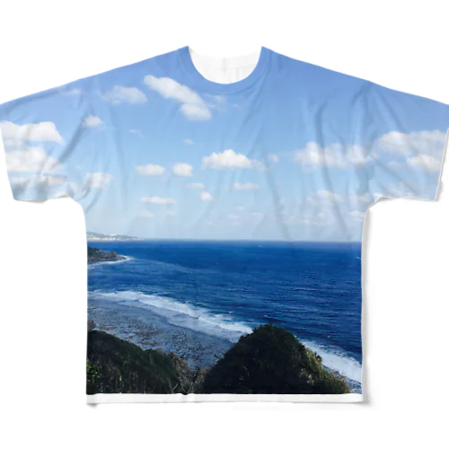 沖縄のうみ All-Over Print T-Shirt