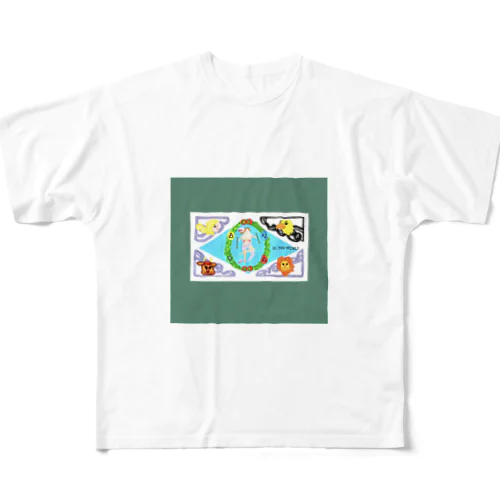 21.THE WORLD All-Over Print T-Shirt