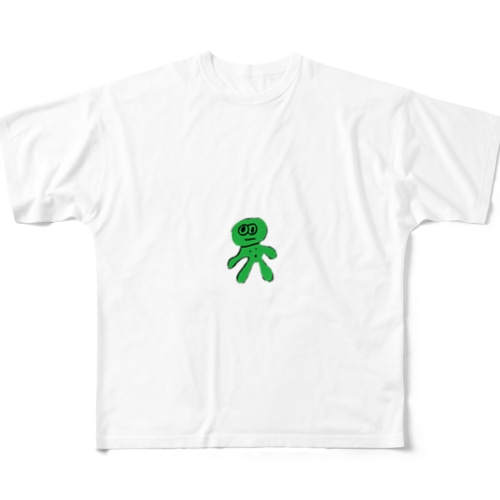 可愛すぎなわかめくん All-Over Print T-Shirt