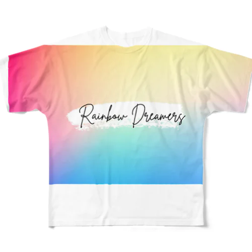 RainbowDreamers フルグラフィックTシャツ