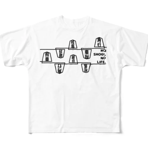 飛車角銀桂 All-Over Print T-Shirt