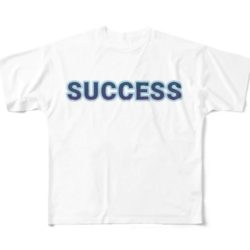 SUCCESS サクセス ロゴ Tシャツ フルグラフィックTシャツ