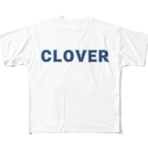 CLOVER クローバー ロゴ Tシャツ All-Over Print T-Shirt