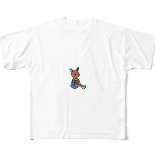 Deer boy フルグラフィックTシャツ