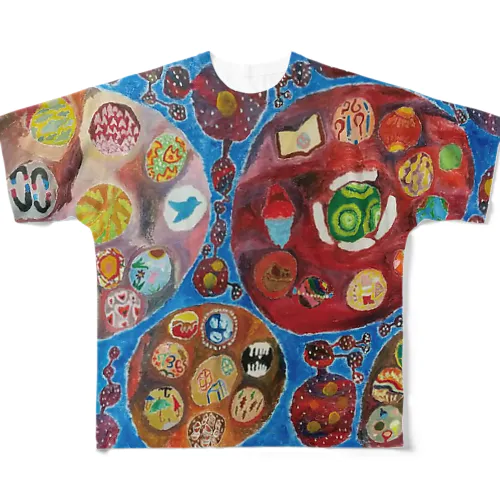 パラレル銀河 All-Over Print T-Shirt