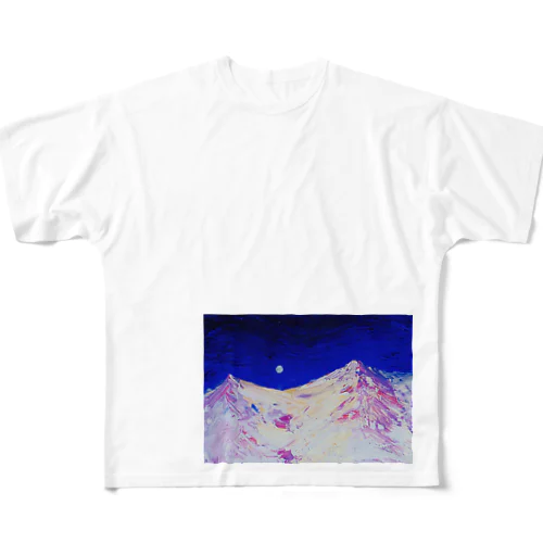 山 フルグラフィックTシャツ