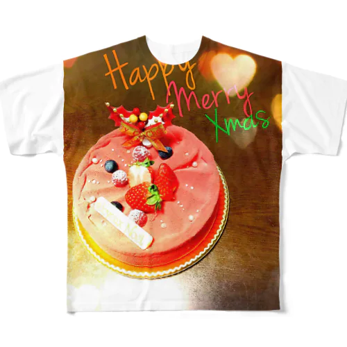 Happy Merry Xmas！ All-Over Print T-Shirt