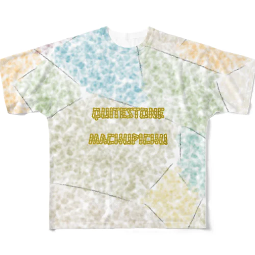 QuiteStoneMachuPichu フルグラフィックTシャツ