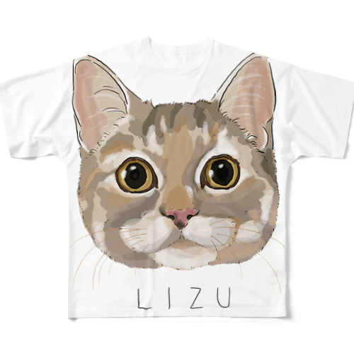 lizu フルグラフィックTシャツ