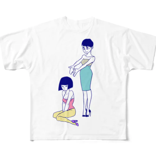 HARU フルグラフィックTシャツ