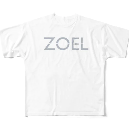 ZOEL ビッグシルエットスウェット All-Over Print T-Shirt