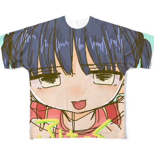 ふぁっきんろりいた フルグラフィックTシャツ