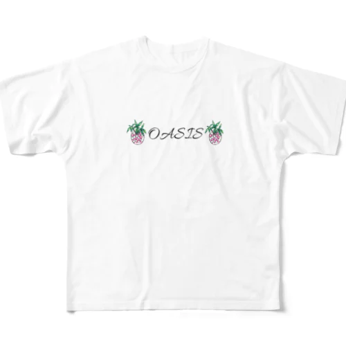 OASIS フルグラフィックTシャツ