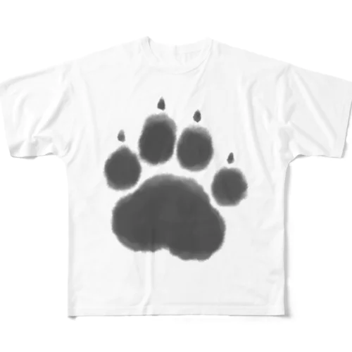 cat paw All-Over Print T-Shirt