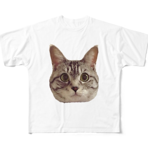 サバトラのもも All-Over Print T-Shirt
