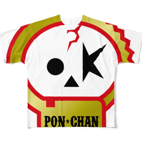 パ紋No.3117 pon-chan フルグラフィックTシャツ