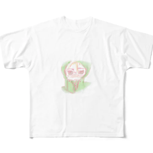 hiding girl All-Over Print T-Shirt