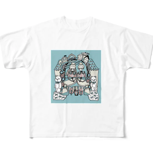 鉛筆ちゃん公式グッズ All-Over Print T-Shirt