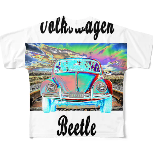 Volkswagen Beetle フルグラフィックTシャツ