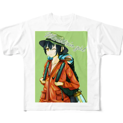 ザ・山ガール All-Over Print T-Shirt