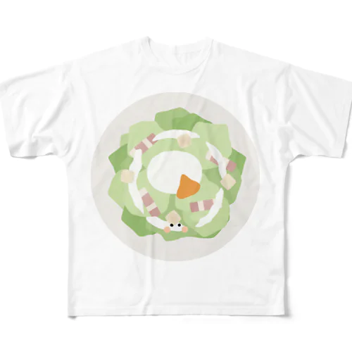 シーザーサラダちゃん All-Over Print T-Shirt