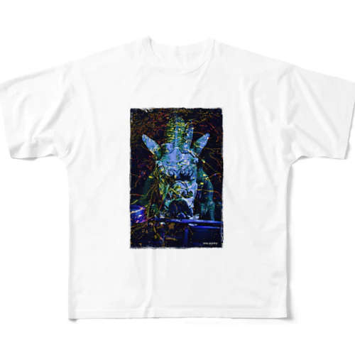 竜頭 All-Over Print T-Shirt