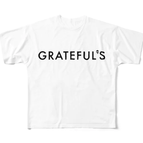 GRATEFUL`S フルグラフィックTシャツ