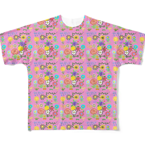 もものんつぁー All-Over Print T-Shirt