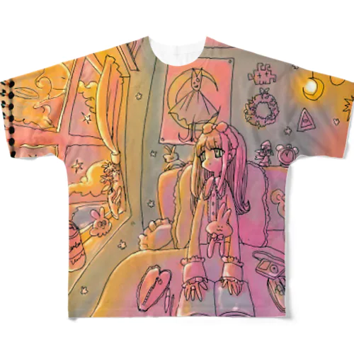 dreamygirl All-Over Print T-Shirt