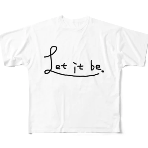 Let it be.グッズ フルグラフィックTシャツ