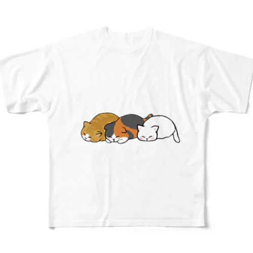 ツチノコ☆キャッツ フルグラフィックTシャツ