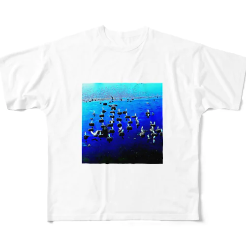 白鷺オセロ All-Over Print T-Shirt