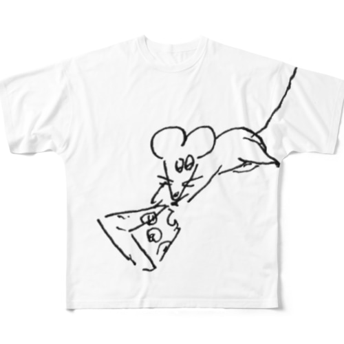 飛び込みマウス！！！ All-Over Print T-Shirt